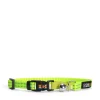 Vibrant green reflective cat collar