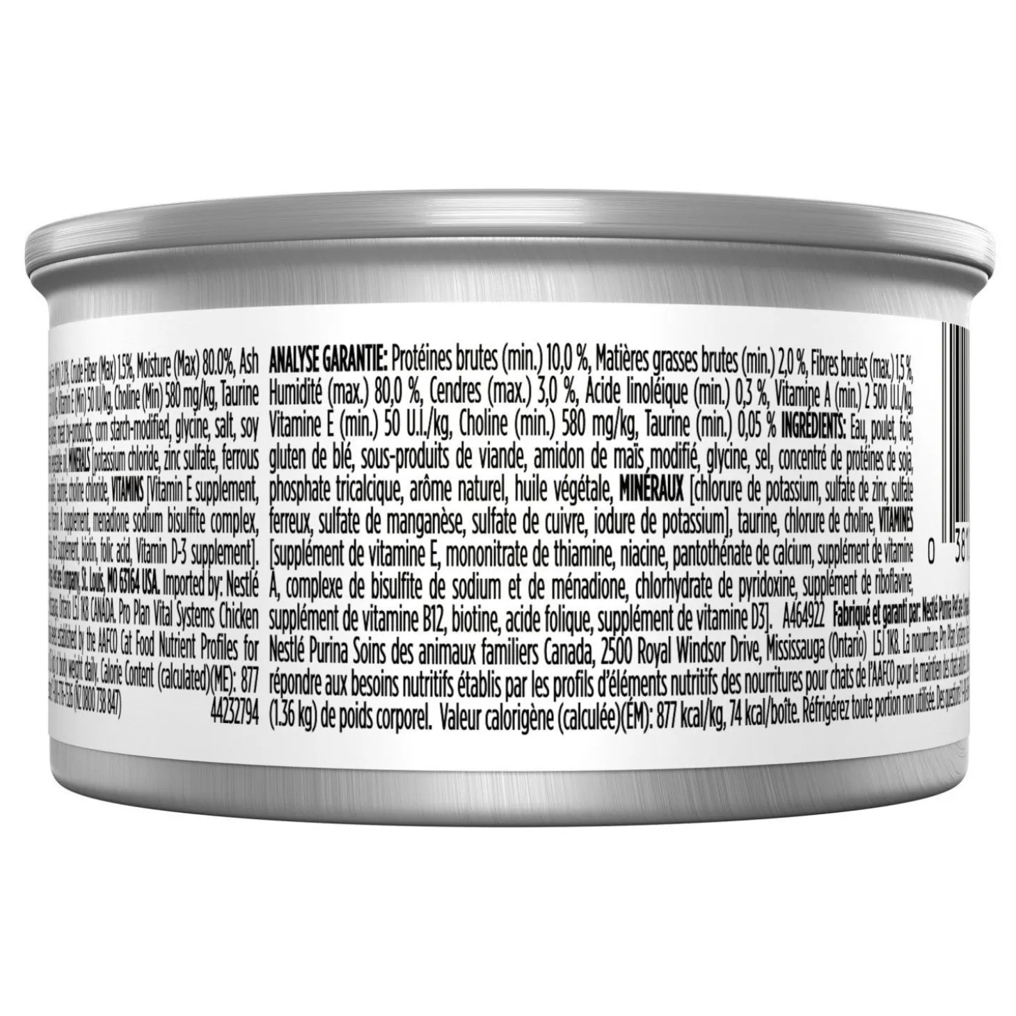 Vital Systems Chicken Entrée in Gravy for Adult Cats, 85 g
