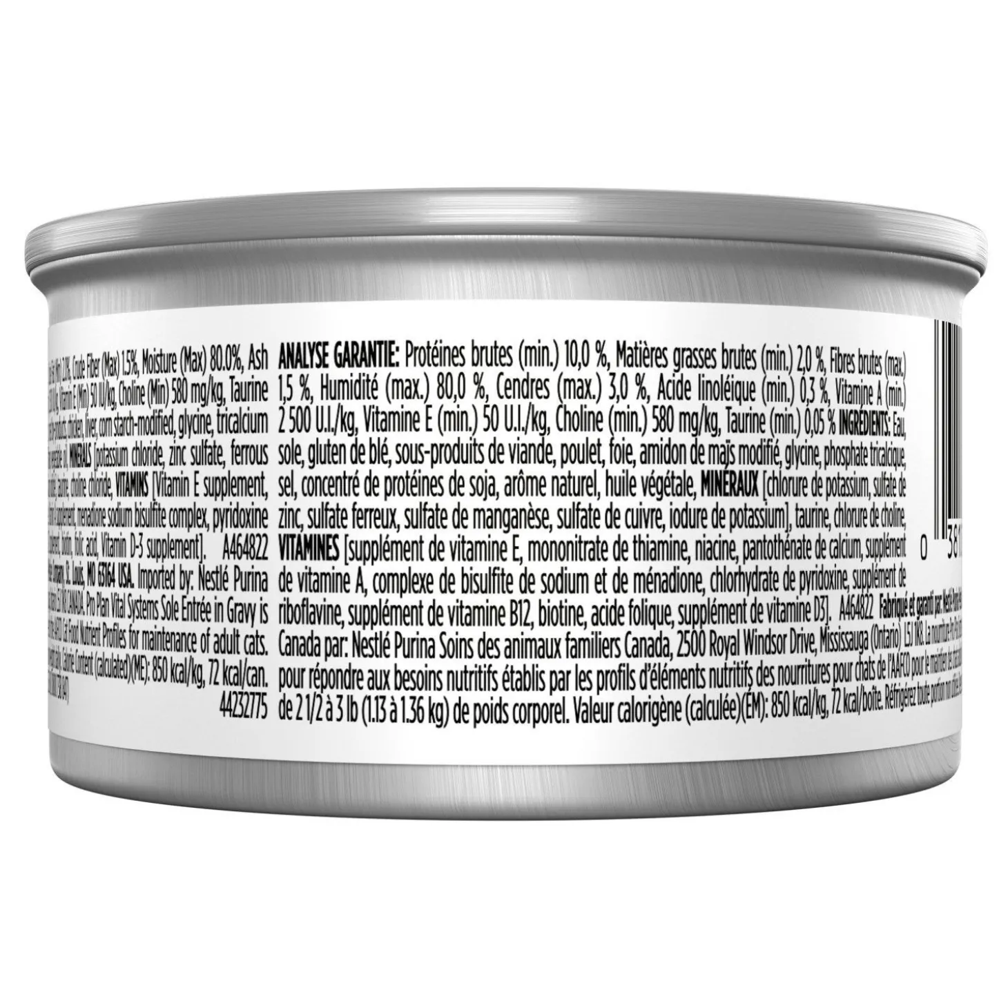 Vital Systems Sole Entrée in Gravy for Cats, 85 g