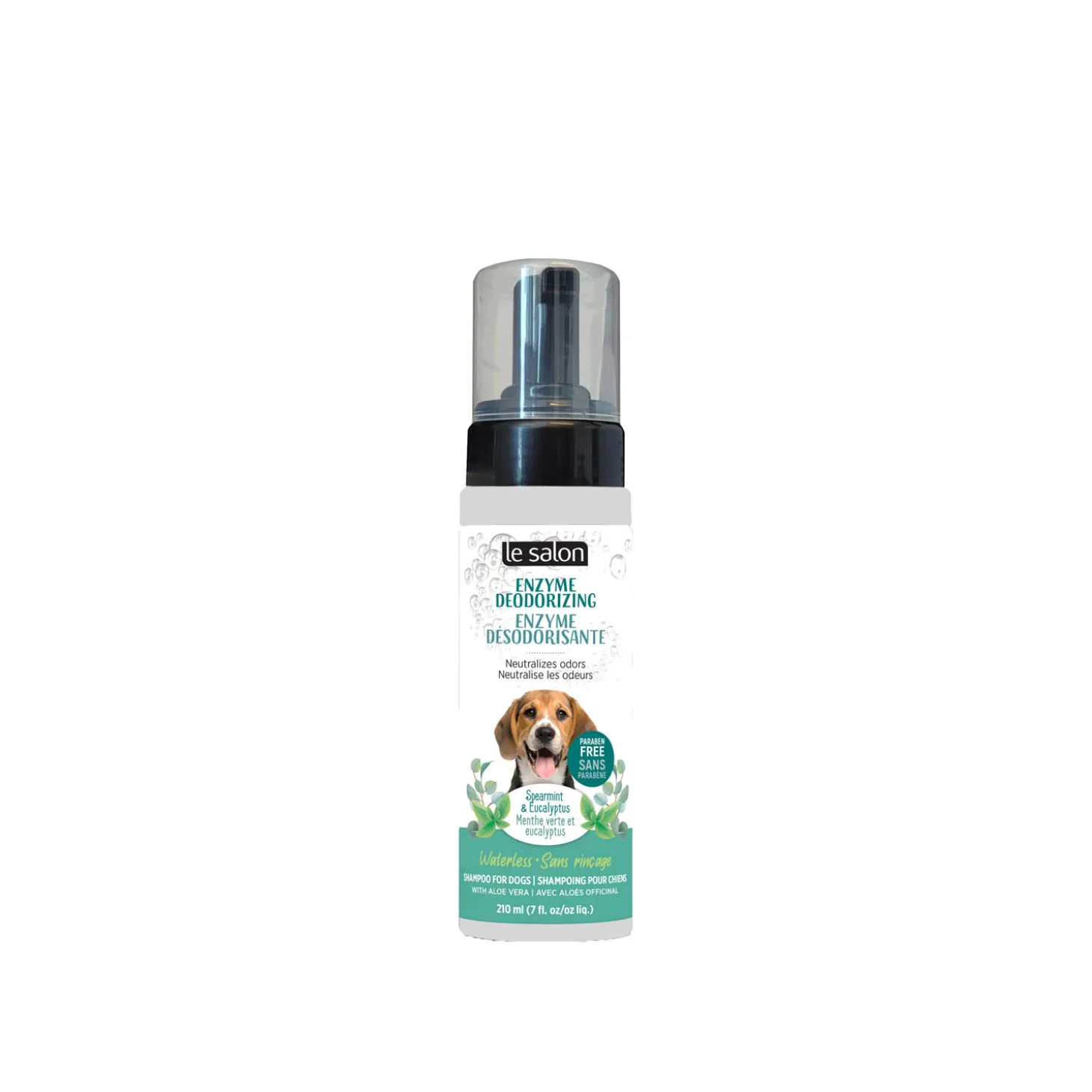 Waterless Spearmint-Eucalyptus Shampoo for Dogs, 7.1oz