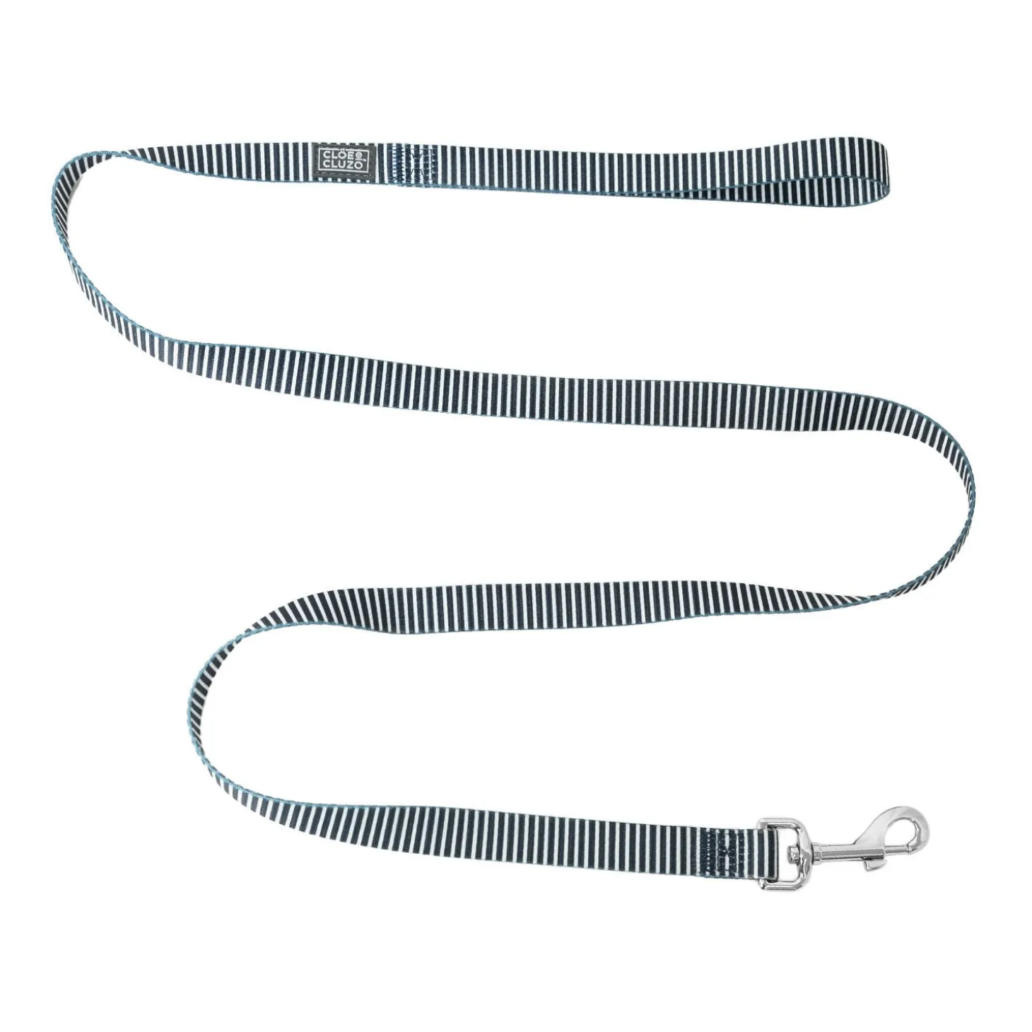 5-Way Navy Striped Dog Leash