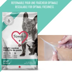 Weight control formula for toy & small breed dogs