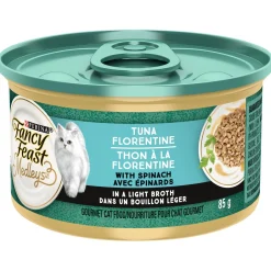 Wet food tuna florentine