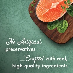 Wet food wild salmon florentine