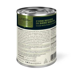 Wet Pork Recipe in Bone Broth for Dogs, 363 g