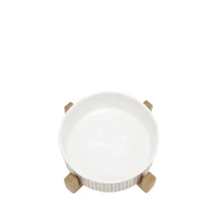 White Elevated Bowl
