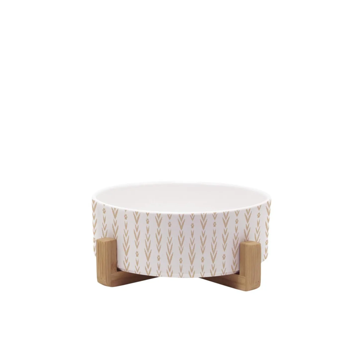 White Elevated Bowl