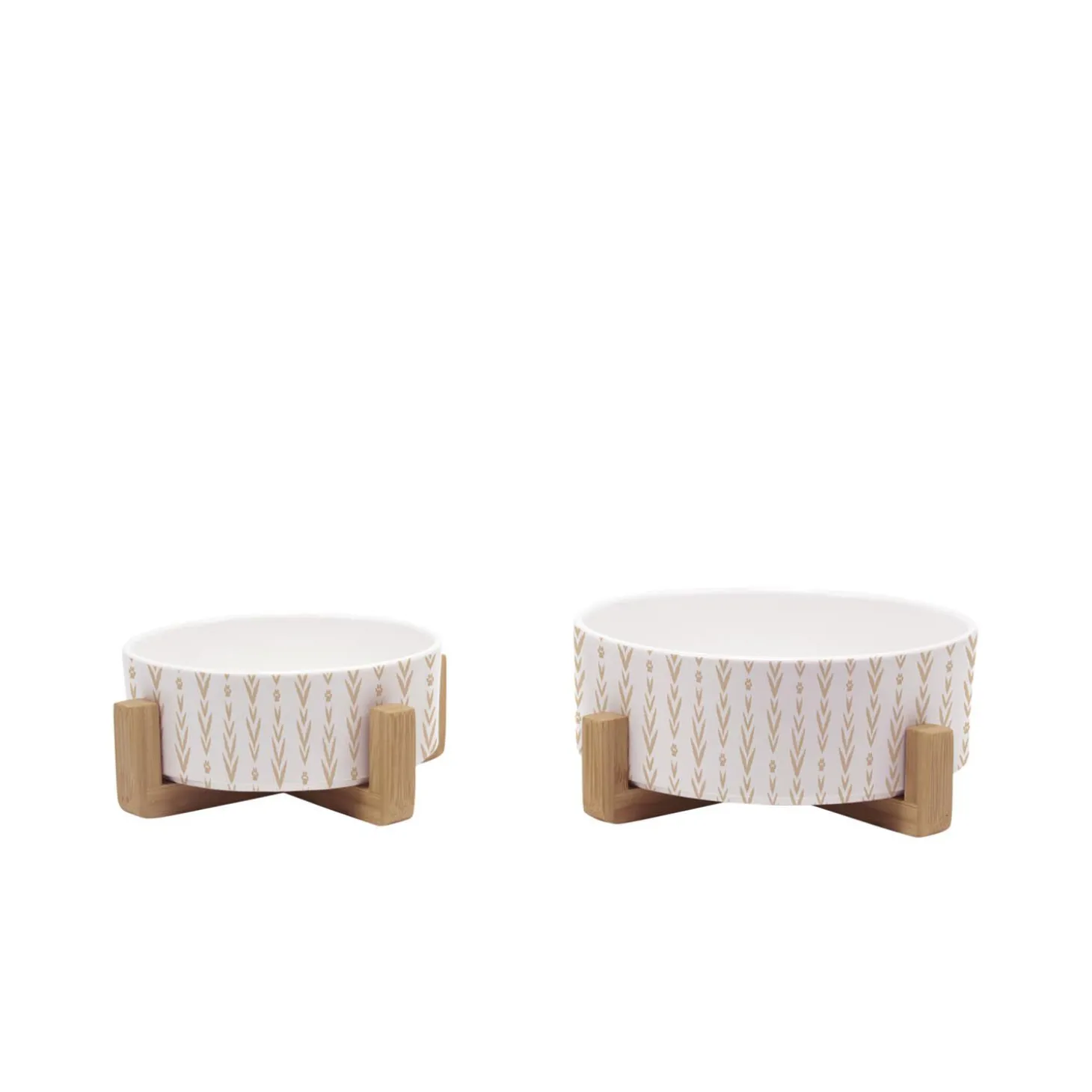 White Elevated Bowl