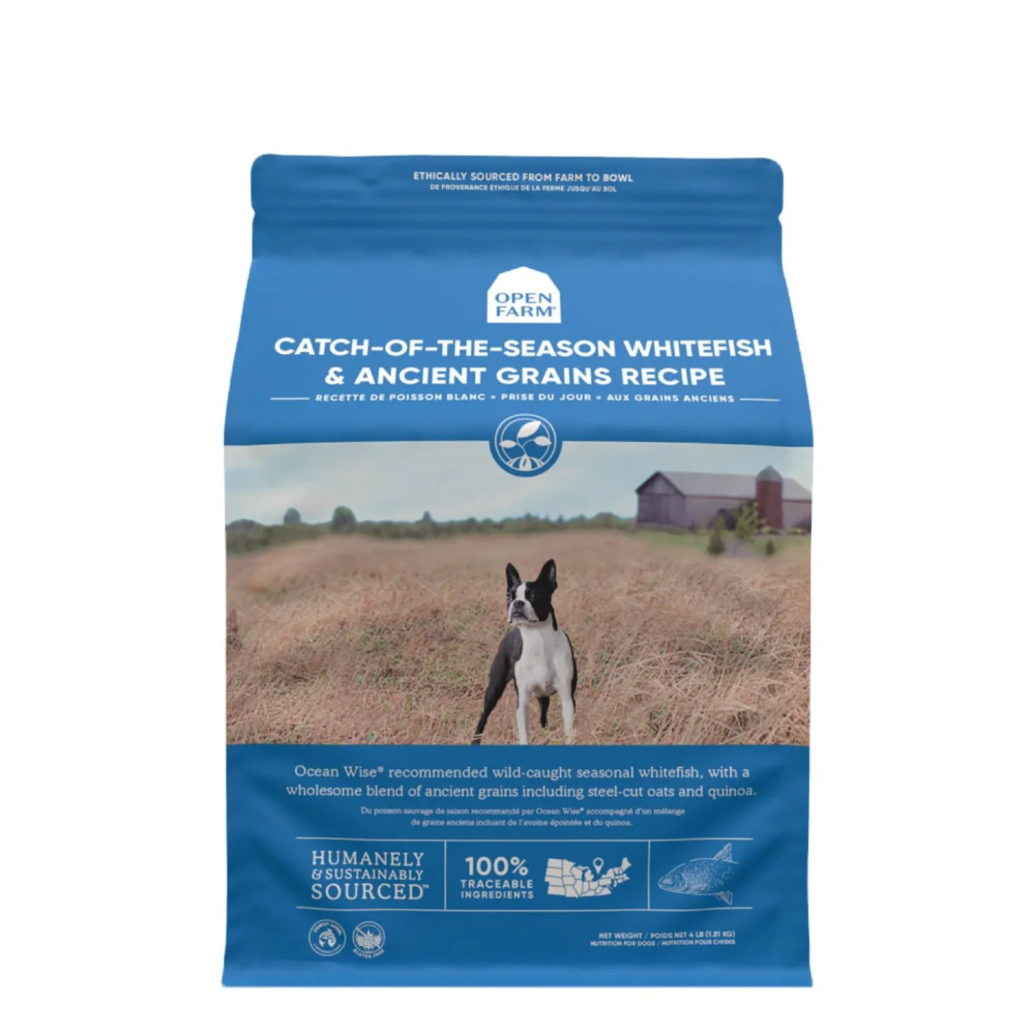 White fish & ancient grains dry dog food