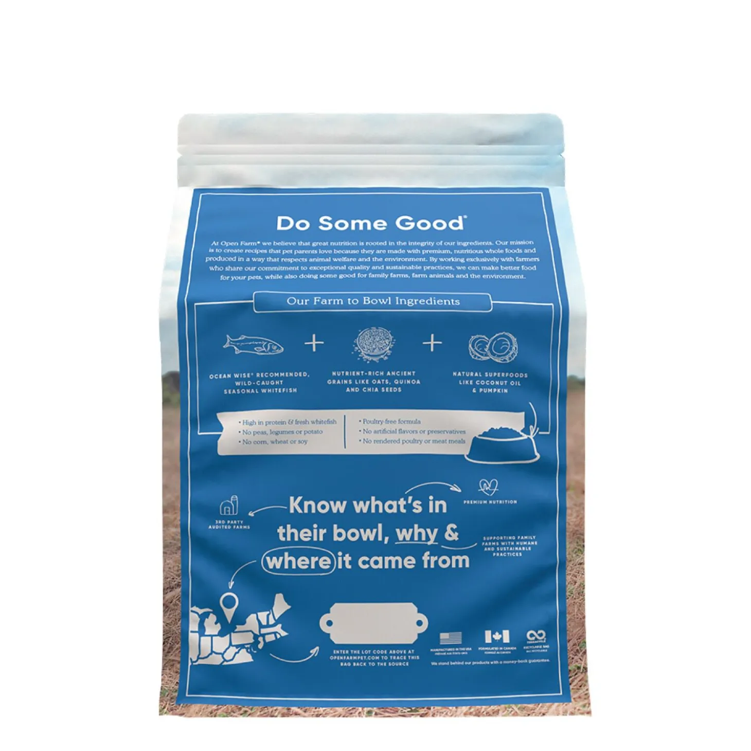 White fish & ancient grains dry dog food