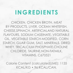 White meat chicken florentine pâté