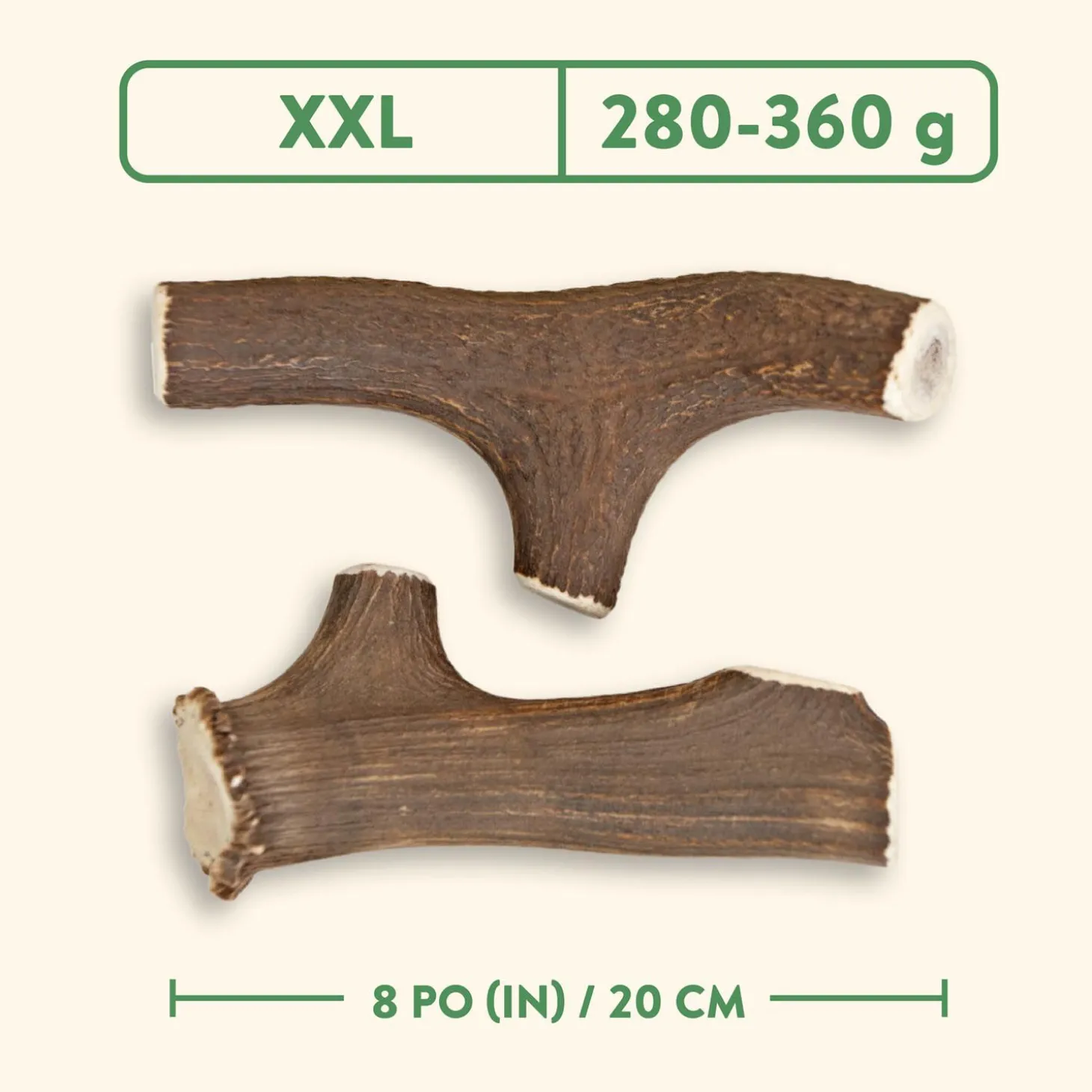 Whole Antler Dog Chew, Nature