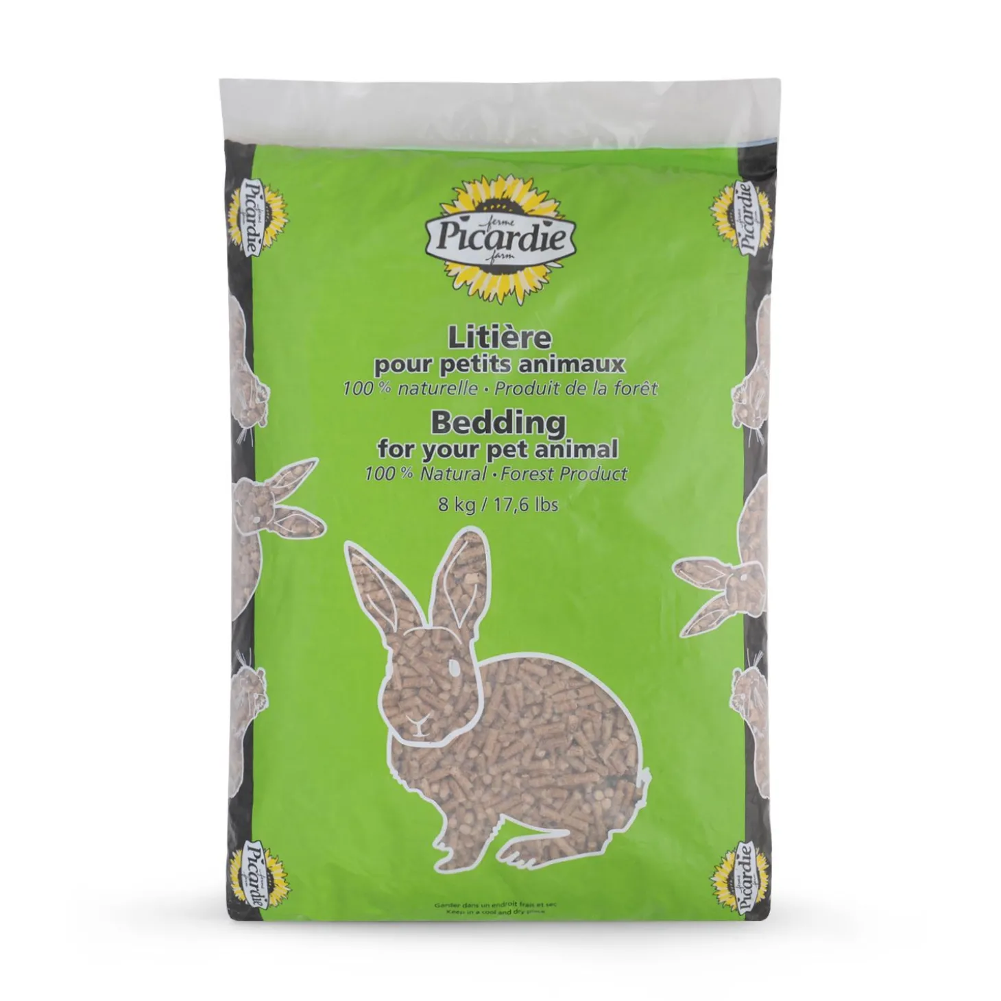 Wood Pellets Litter for Small Animals, 8 kg