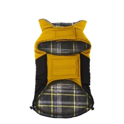 Yellow Reversible Dog Winter Wrap, 2XS